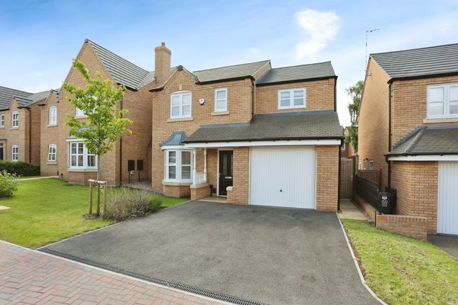 Thumbnail Detached house for sale in Morcom Drive, Leicester