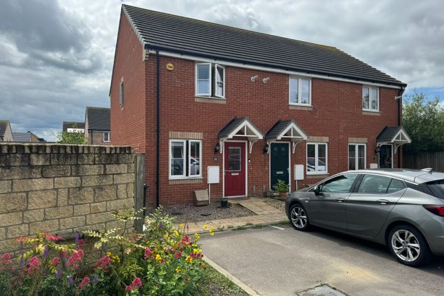 Thumbnail End terrace house to rent in Merlin Road, Priors Hall, Corby, Northamptonshire