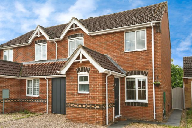 Thumbnail Semi-detached house for sale in The Chase, Metheringham, Lincoln