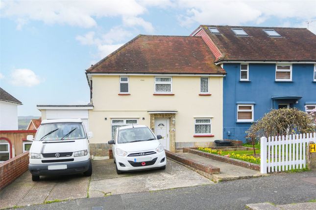 Thumbnail Semi-detached house for sale in Crabtree Avenue, Brighton, East Sussex