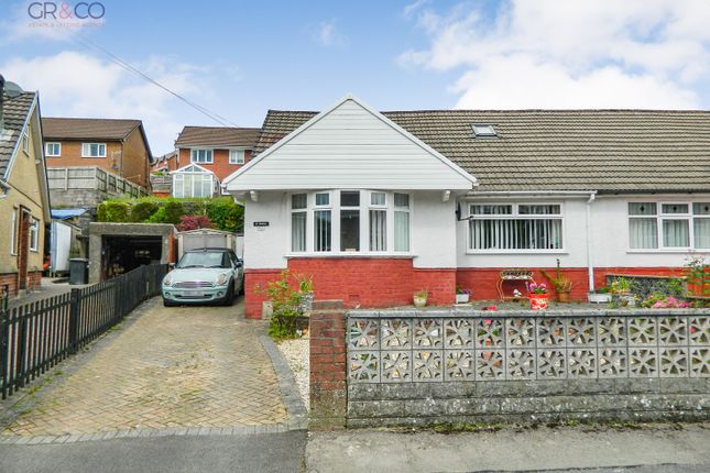 Thumbnail Semi-detached bungalow for sale in Meadow Crescent, Scwrfa, Tredegar