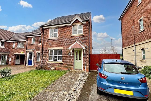 Thumbnail End terrace house for sale in Spire Close, Ermine West, Lincoln
