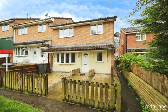 Thumbnail End terrace house to rent in Hylder Close, Woodhall Park, Swindon