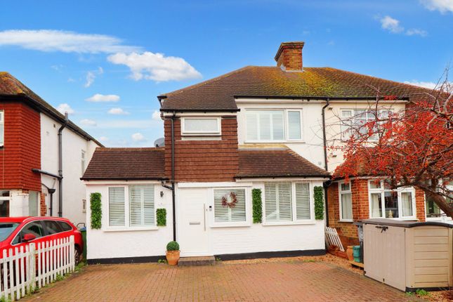 Semi-detached house for sale in Molesey Close, Hersham Village, Surrey