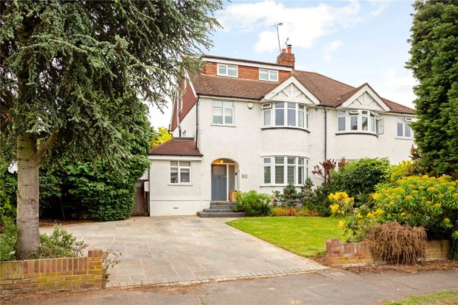 Thumbnail Semi-detached house for sale in Merton Way, West Molesey, Surrey