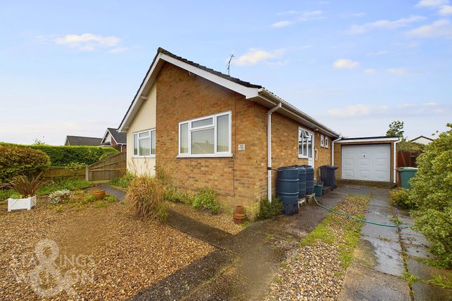 Thumbnail Detached bungalow for sale in Highefield, Little Plumstead, Norwich