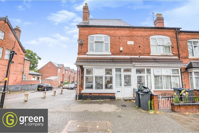Thumbnail End terrace house for sale in Albert Road, Handsworth