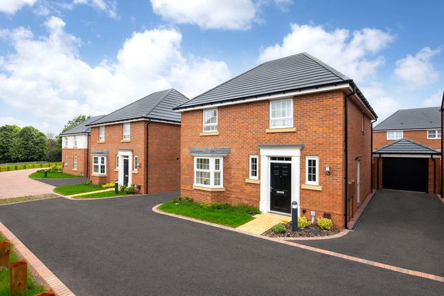 External View Of Brand-New Homes At Thorpebury In The Limes