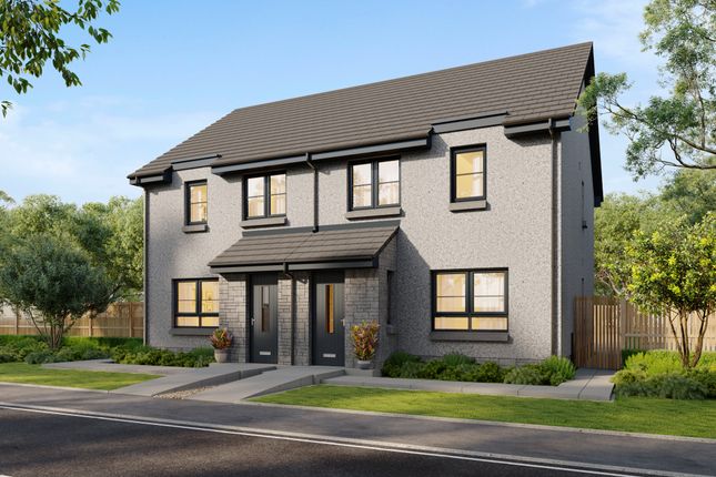Thumbnail Semi-detached house for sale in The Bradshaw, Orchid Park, Stirling