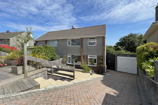 Thumbnail Semi-detached house for sale in Eastfield Crescent, Higher Compton, Plymouth