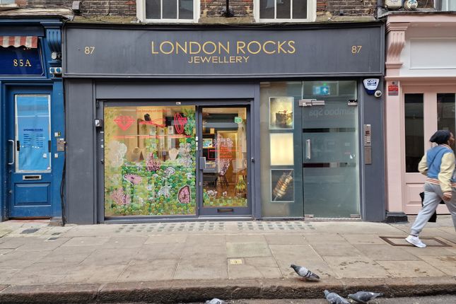 Retail premises to let in 87 Leather Lane, London