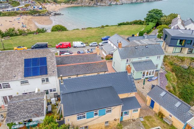 Aerial View Of House And Sea