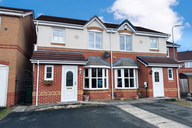 Thumbnail Semi-detached house for sale in Brough Field Close, Ingleby Barwick, Stockton-On-Tees