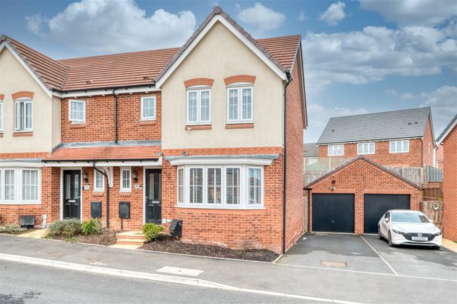 Thumbnail Semi-detached house for sale in Linthurst Crescent, Enfield, Redditch