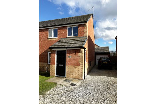Semi-detached house for sale in Barley Close, Newark
