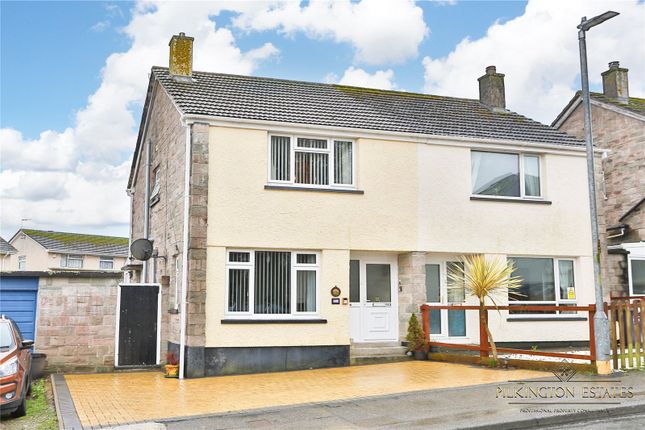 Semi-detached house for sale in Grenfell Avenue, Saltash, Cornwall