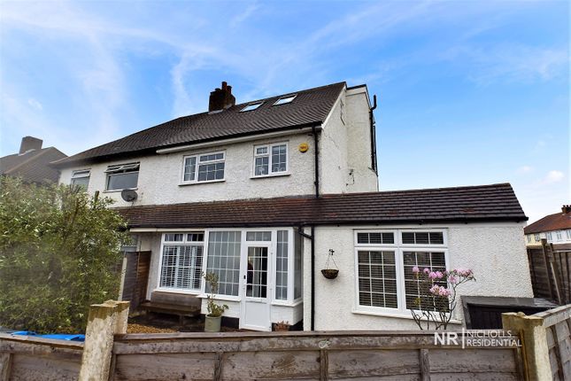 Thumbnail Semi-detached house for sale in Hunters Road, Chessington, Surrey.