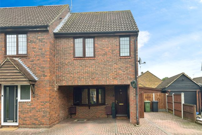 Thumbnail End terrace house for sale in Roding Drive, Kelvedon Hatch, Brentwood, Essex