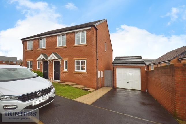 Thumbnail Semi-detached house for sale in Hanover Crescent, Shotton, County Durham