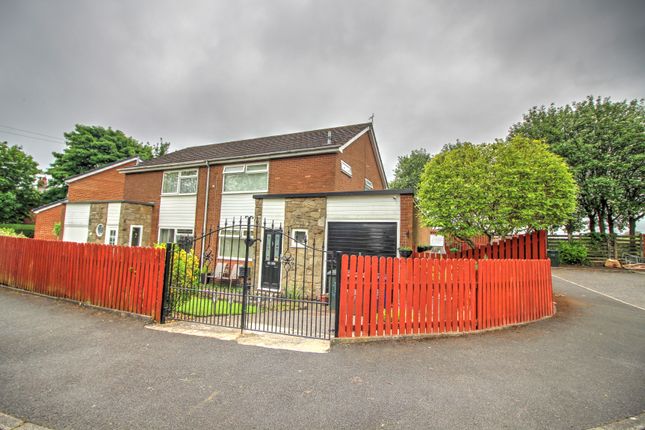 Thumbnail Semi-detached house for sale in Townfield Gardens, Newburn, Newcastle Upon Tyne