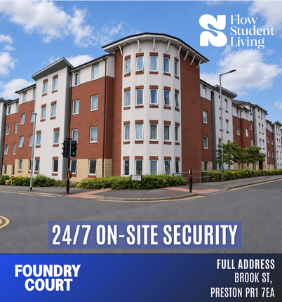 1-bed flat on Foundry Court, Brook Street, Preston, £533/mo