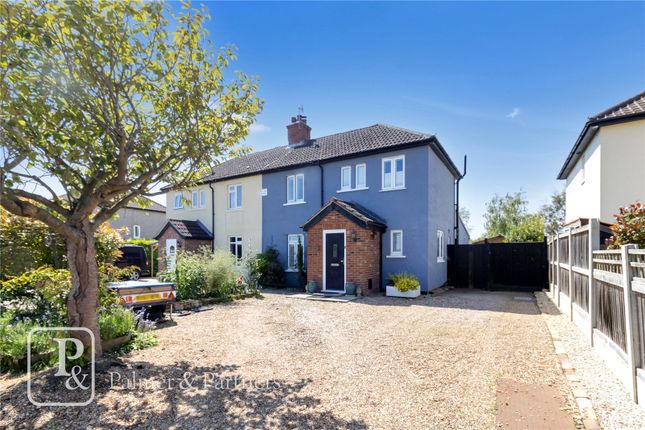 Semi-detached house for sale in Hillcrest Cottages, Langham, Colchester, Essex