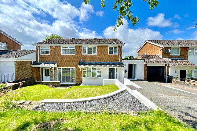 Thumbnail Semi-detached house for sale in Clockburnsyde Close, Whickham, Newcastle Upon Tyne