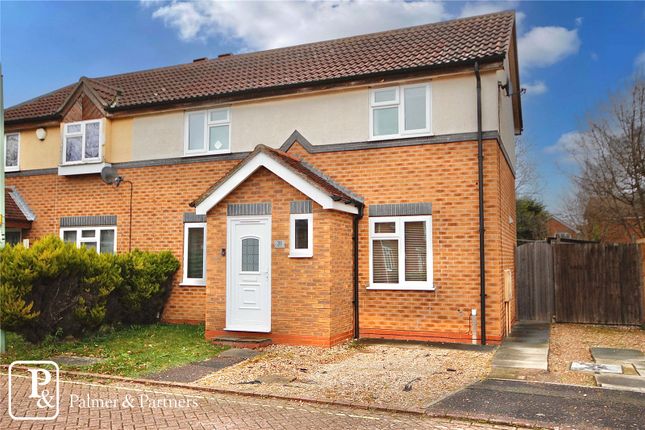 Semi-detached house for sale in Broad Meadow, Ipswich, Suffolk