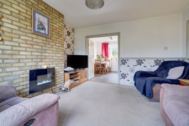 Semi-detached house for sale in Brookside, Houghton, Huntingdon, Cambridgeshire
