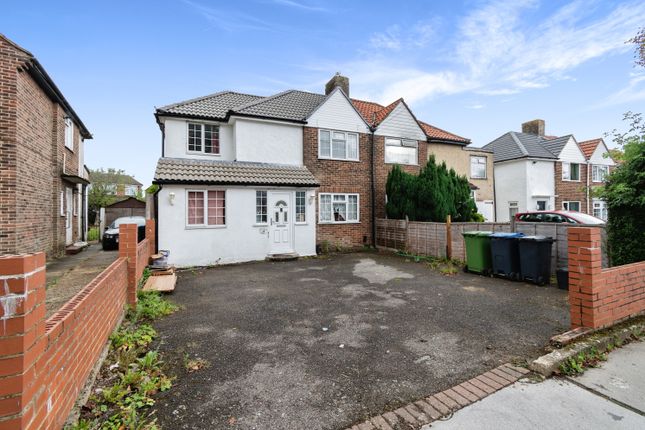 Thumbnail Semi-detached house for sale in Overbury Crescent, New Addington, Croydon