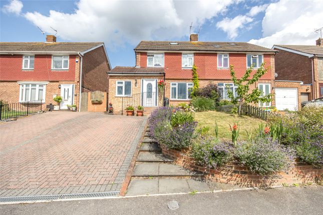 Thumbnail Semi-detached house for sale in Charles Drive, Cuxton, Kent