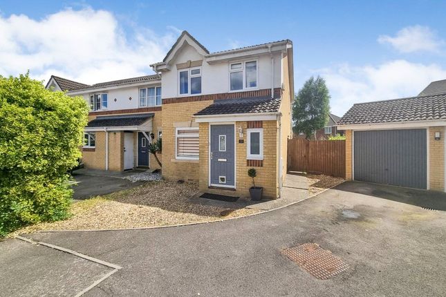 Thumbnail End terrace house for sale in Shackleton Close, Ash Vale, Guildford, Surrey