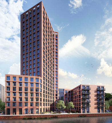 1-bed flat on Lancaster Wharf , Princip Street, Birmingham, £250,000