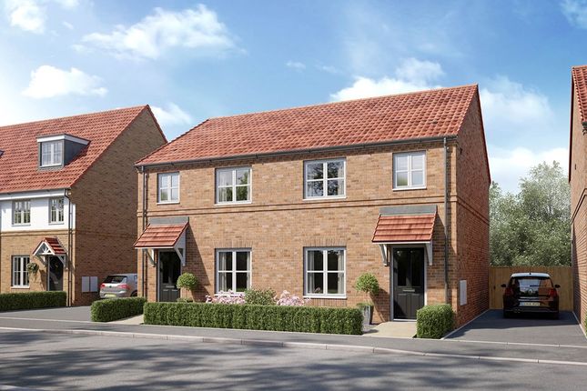 Thumbnail Semi-detached house for sale in "The Gosford - Plot 135" at Eastrea Road, Eastrea, Whittlesey, Peterborough