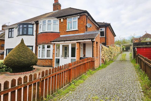 Thumbnail Semi-detached house for sale in Gwendolen Road, Evington, Leicester