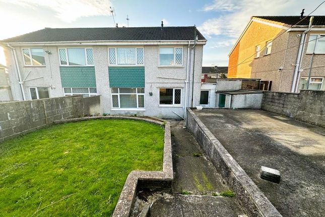 Semi-detached house for sale in Lon Gaer, Penllergaer, Swansea