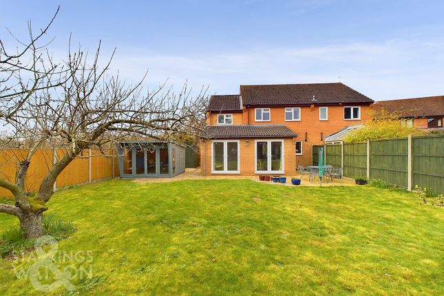 Semi-detached house for sale in Oakfields, Loddon, Norwich
