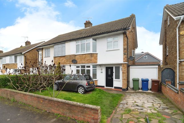 Thumbnail Semi-detached house for sale in Woodbrooke Way, Corringham, Stanford-Le-Hope, Essex