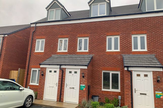 Thumbnail Town house to rent in Deacon Close, Fleckney, Leicester