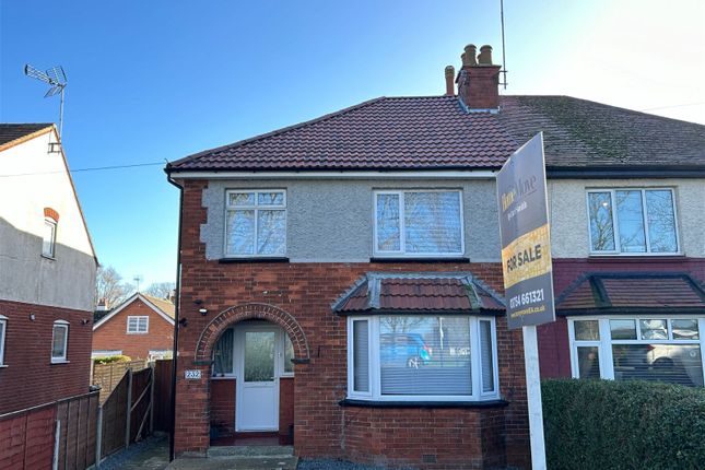 Thumbnail Semi-detached house for sale in Roman Bank, Skegness, Lincolnshire