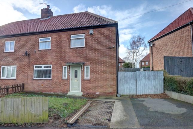 Thumbnail Semi-detached house for sale in Woodside Avenue, Throckley, Newcastle Upon Tyne, Tyne And Wear