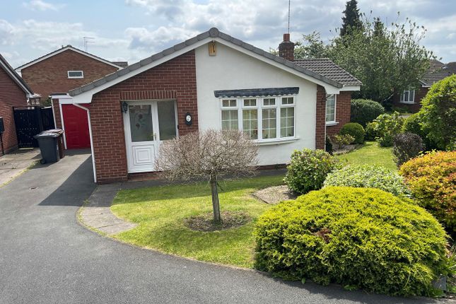 Thumbnail Detached bungalow for sale in Gatcombe Close, Stretton, Burton-On-Trent