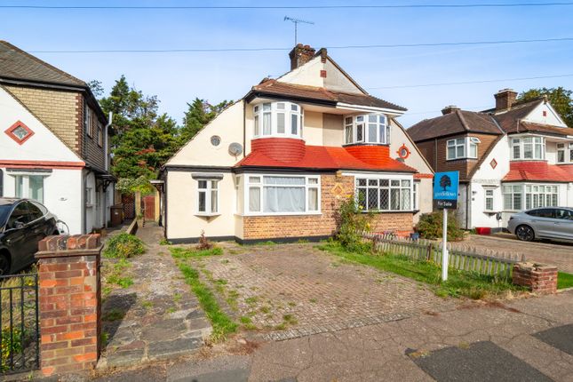 Thumbnail Semi-detached house for sale in Priory Crescent, Cheam, Sutton