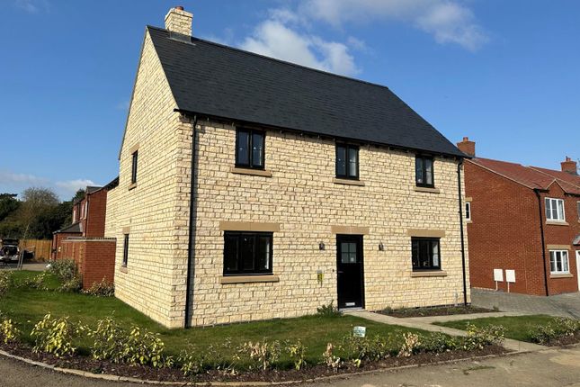 Thumbnail Detached house for sale in Thorpeville, Moulton, Northampton