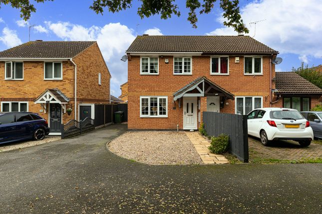 Thumbnail Semi-detached house for sale in Hubbard Close, Whetstone