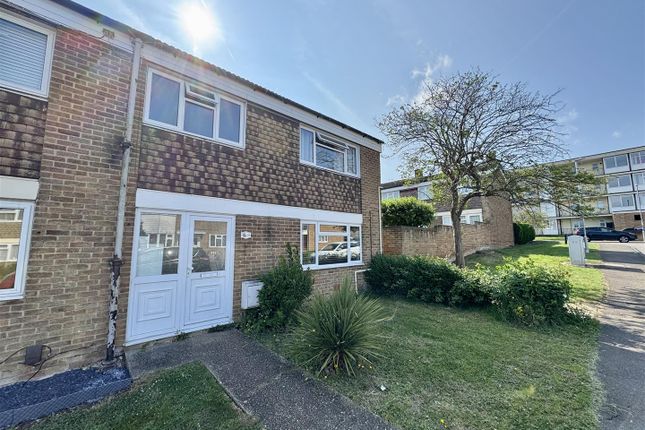 Thumbnail End terrace house to rent in Radburn Close, Harlow, Essex