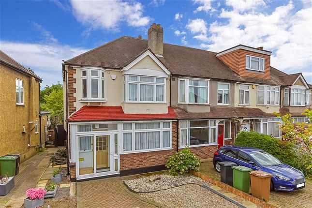 Thumbnail End terrace house for sale in Inveresk Gardens, Worcester Park, Surrey