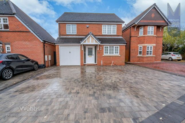Thumbnail Detached house to rent in Marlpool Drive, Pelsall, Walsall
