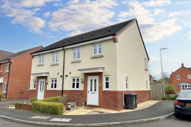 Thumbnail Semi-detached house for sale in Yew Tree Meadow, Hadley, Telford, Shropshire