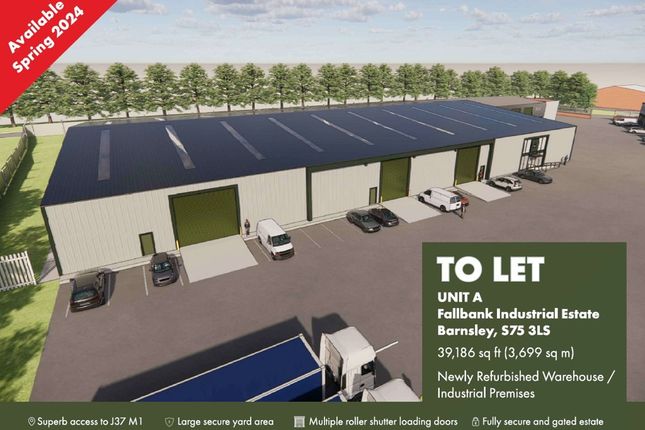 Thumbnail Industrial to let in Units A, Fallbank Industrial Estate, Fall Bank Cresent, Barnsley